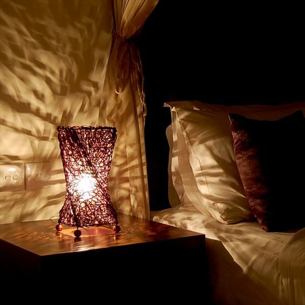 フロアライト リゾート 照明 ライト アジアン照明 ラタンで編まれた