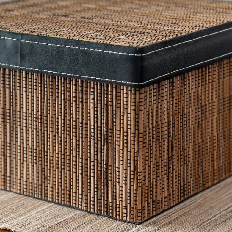 パームリディのフタ付き収納ボックス 正方形タイプ 23×23cm 収納ケース