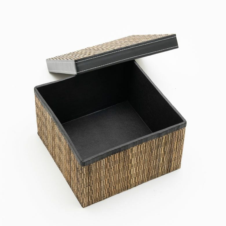 パームリディのフタ付き収納ボックス 正方形タイプ 23×23cm 収納ケース