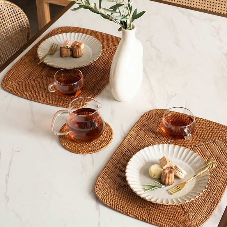 アタ製ランチョンマット角丸四角形 スタンダードクオリティ ランチョン