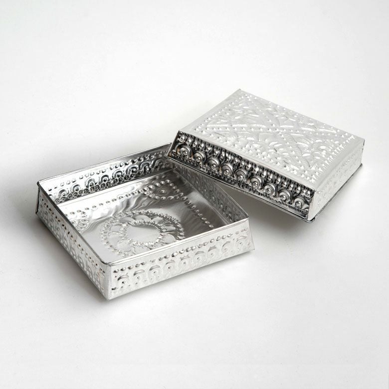 アルミのデコレーション小物入れケース[S][10699]【収納ボックス 収納