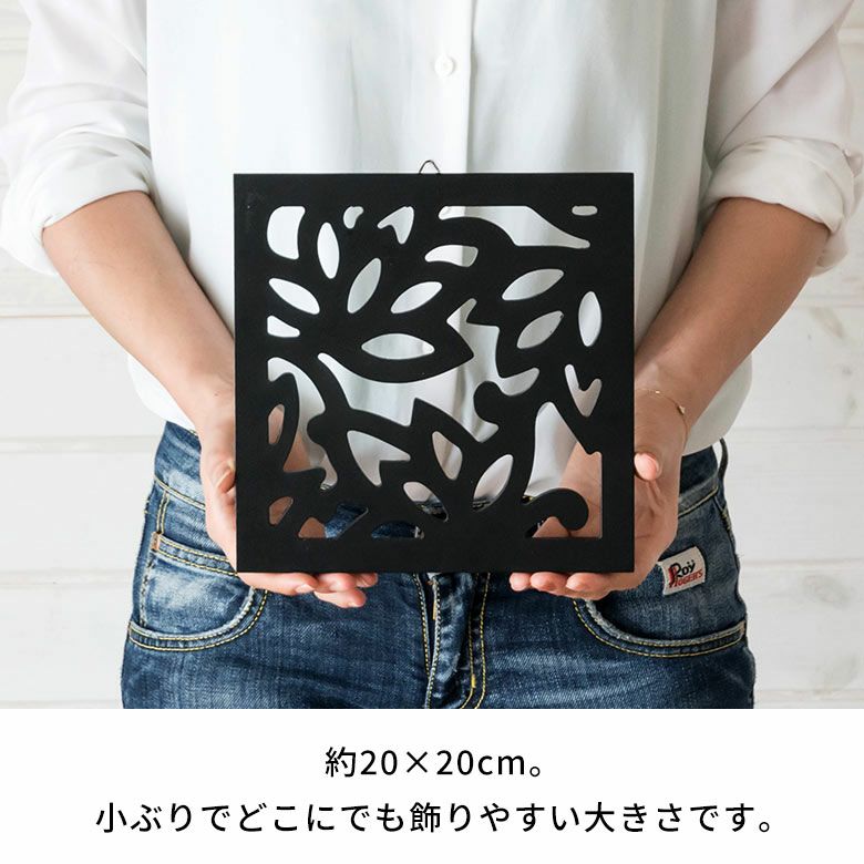 バリ島のロータスをモチーフにしたアートパネル 20×20cm MULIA ムリア
