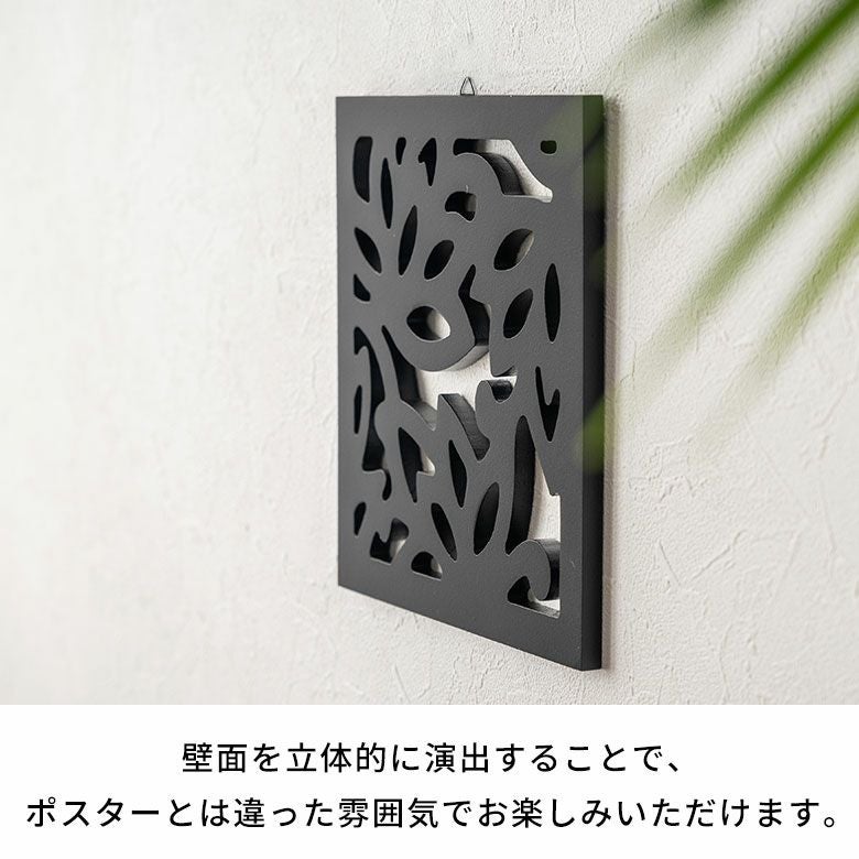 バリ島のロータスをモチーフにしたアートパネル 20×20cm MULIA ムリア