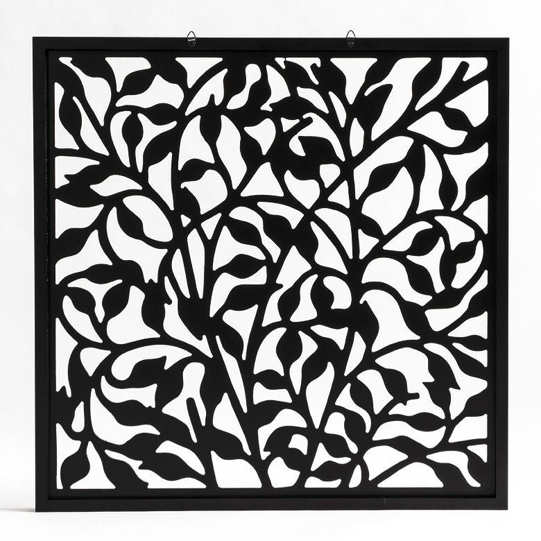 バリ島のリーフをモチーフにした大きなアートパネル[60×60cm][10781]【木彫りの壁掛けインテリアレリーフ欄間木製彫刻アート絵画ウッドパネルオブジェウォールデコレーション壁掛けアートバリ雑貨アジア雑貨アジアン雑貨モダンインテリアアートおしゃれ】