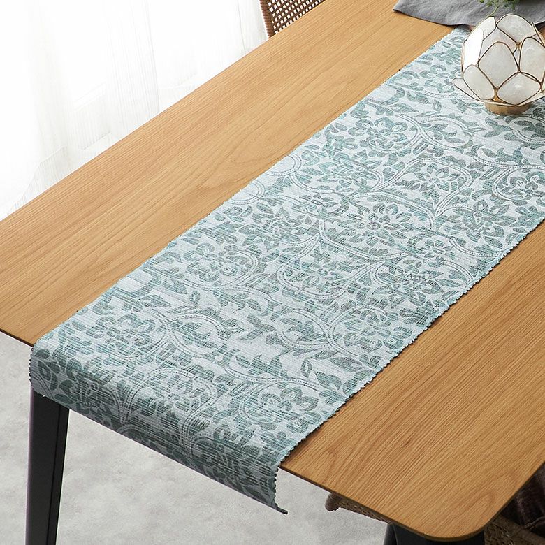 テーブルランナー テーブルクロス 植物模様 ボタニカル 天然素材