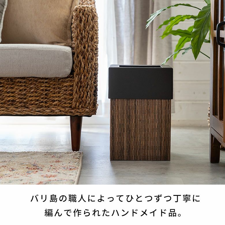ゴミ箱 ごみ箱 ダストボックス 9L 正方形 四角形 パームリディ 約W