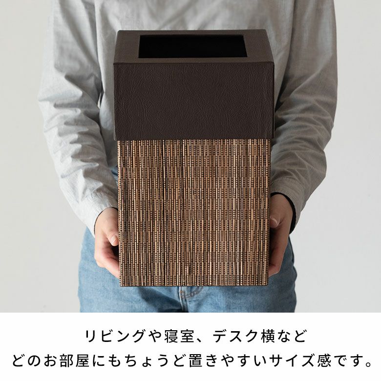 ゴミ箱 ごみ箱 ダストボックス 9L 正方形 四角形 パームリディ 約W