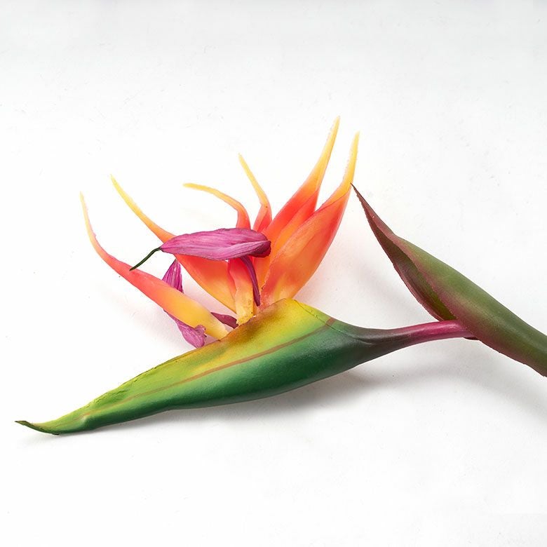 水やり不要のリアルな造花 ストレリチア（極楽鳥花）のアーティ