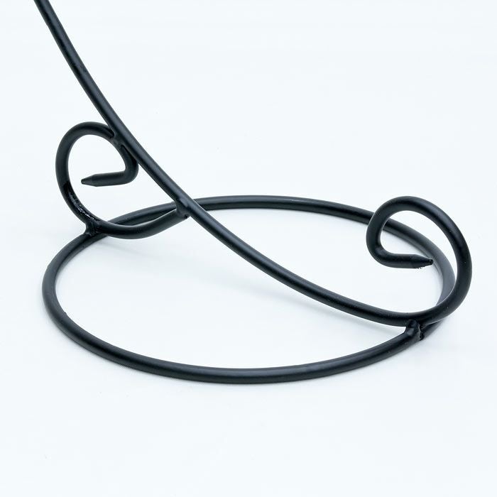 ロートアイアンのランタンスタンド カーブタイプ スタンドのみの販売