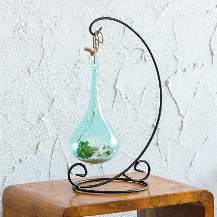 ロートアイアンのランタンスタンド カーブタイプ スタンドのみの販売