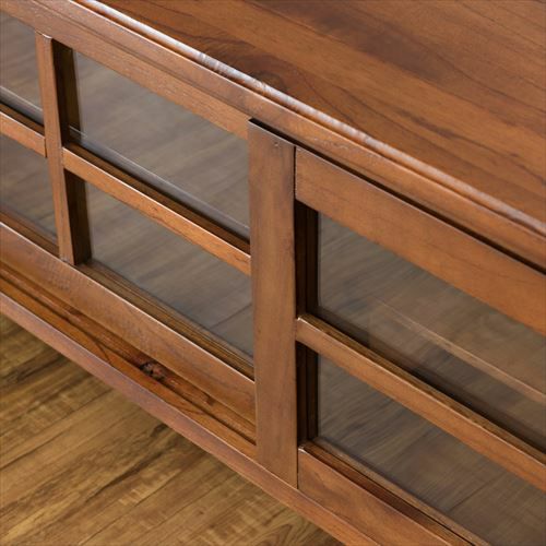 ローボード テレビ台 木製 幅120cm 扉付き [91236]【 テレビラック