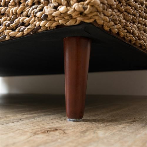 ソファ 3人掛け アバカ素材 本体のみ カバー別売り アジアンテイスト