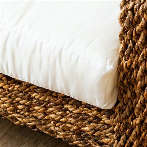 ソファ 3人掛け アバカ素材 本体のみ カバー別売り アジアンテイスト