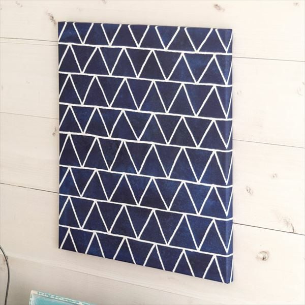 アートパネル 三角柄 ジオメトリック 幅40cm 高さ50cm 長方形 [66694