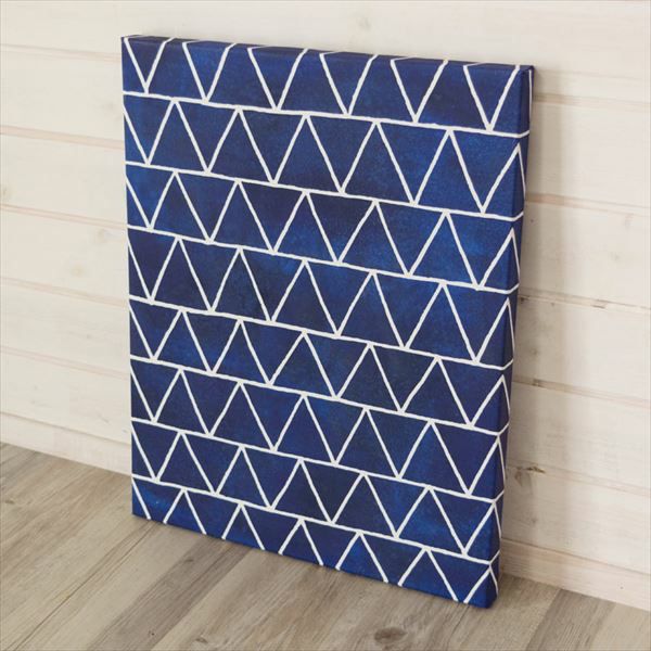 アートパネル 三角柄 ジオメトリック 幅40cm 高さ50cm 長方形 [66694