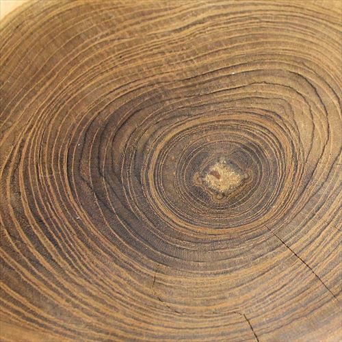 チークウッドのリバーシブルトレイ (L-約5cm)[約20.0×5.0cm](11840b