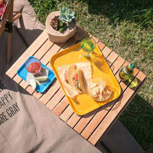 折りたたみ テーブル 木製 アウトドア 軽量 幅60cm 高さ40cm [98601