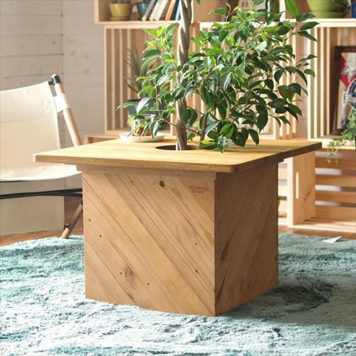 鉢カバー プランターカバー 大型 ステンレス製　植木 UEKI プランターカバー スクエア型 Lサイズ 幅42.5cm 奥行42.5cm 高さ40cm