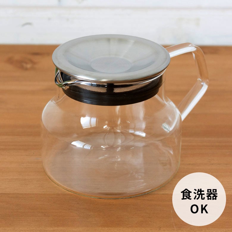ティーポット 450ml 耐熱ガラス 電子レンジOK(ガラスのみ） 紅茶ポット