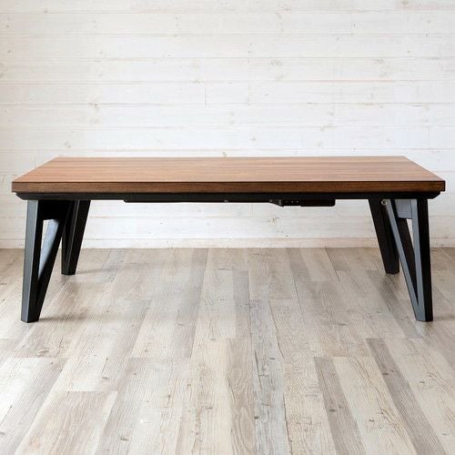 萩原 ヘリンボーン柄が美しい木製こたつテーブル 長方形120×75cm