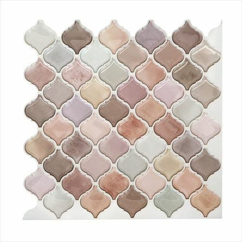 モザイクタイルシール モロッカンS ランダムカラー 正方形シート 12枚