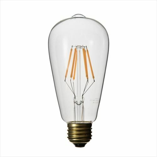 LED電球 レトロランプ エジソン型 電球色 ナス型 E26 クリア [94603