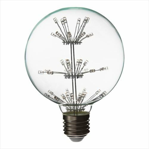 LED電球 レトロランプ エジソン型 スパークリングバルブ 電球色 直径