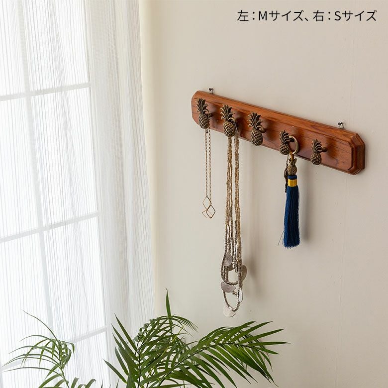 取っ手 パイナップル型 Mサイズ 幅4.5cm 高さ6.5cm アンティーク風