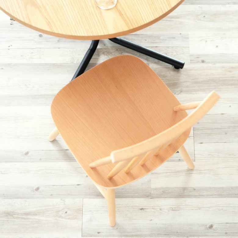 2脚セット】 ダイニングチェア 木製 ウィンザーチェア 完成品