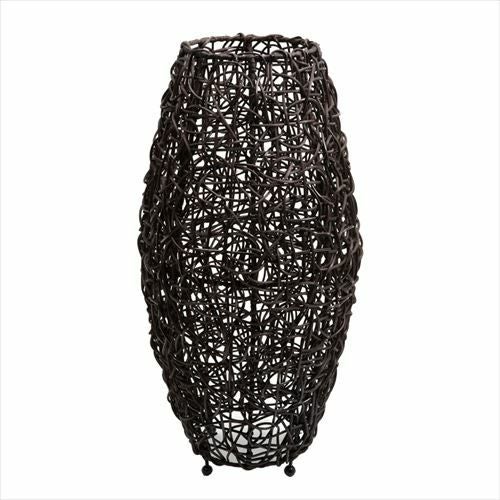 フロアライト リゾート 照明 ライト コクーンタイプ Mサイズ 籐 ラタン