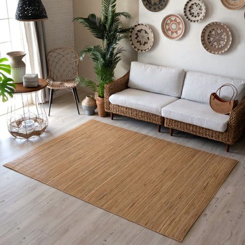 籐むしろ ラタンカーペット ラグサイズ 約140×200cm [CP1000-90]【 籐