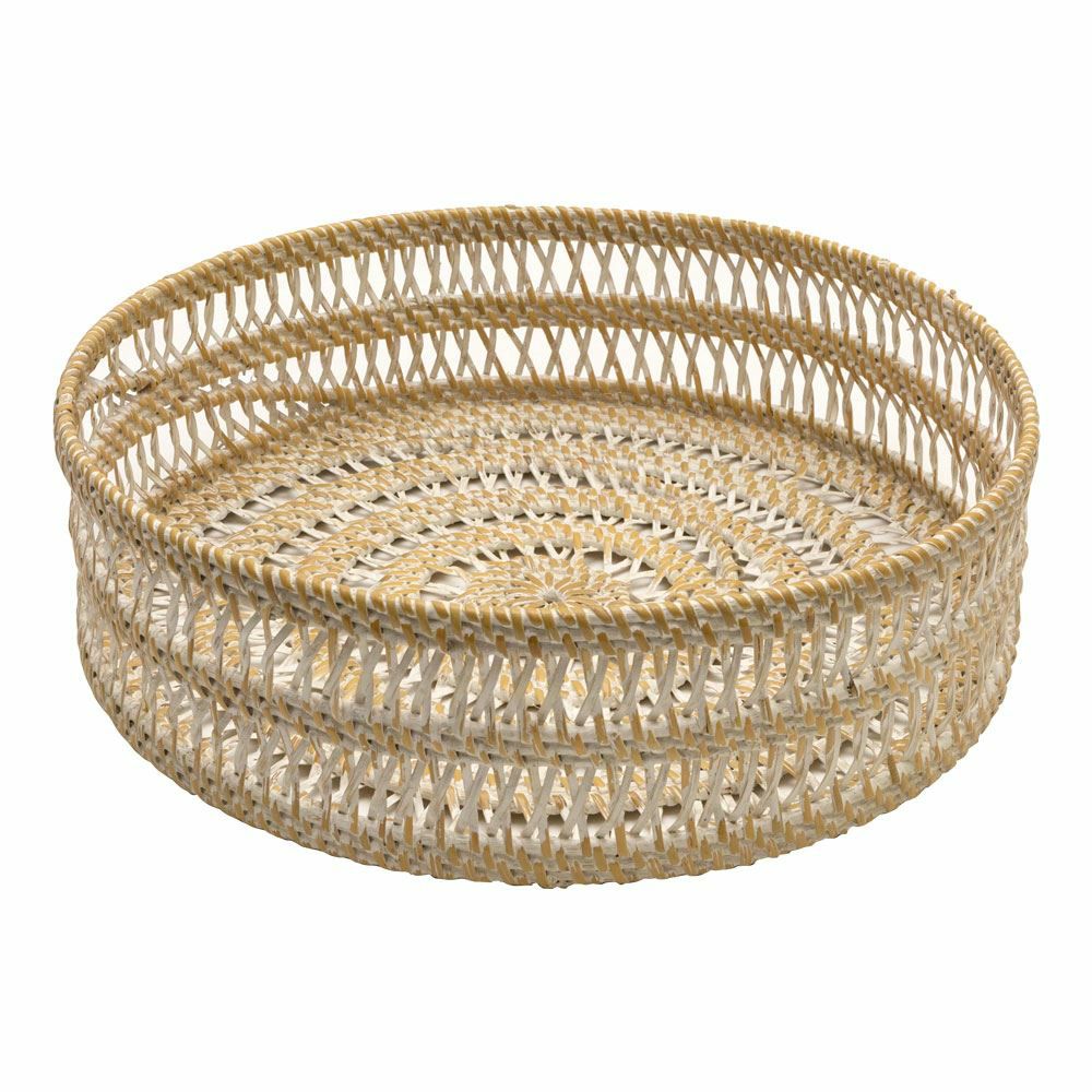 トレイ トレー ラウンドトレイ ラタン製 ボウル かご カゴ 収納