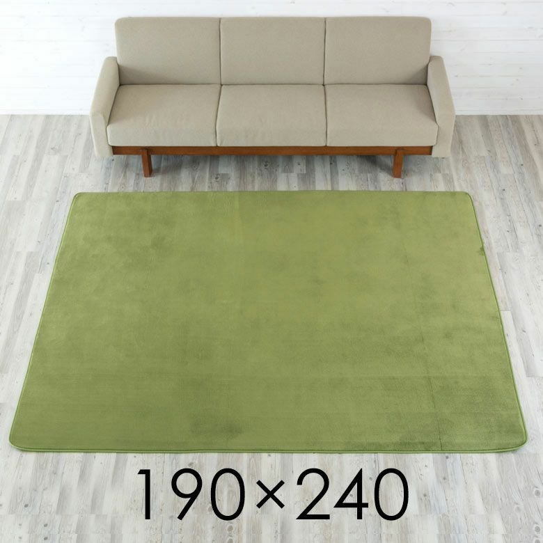 洗えるホットカーペットカバー 3畳用 フランネル素材 190×240cm。滑り