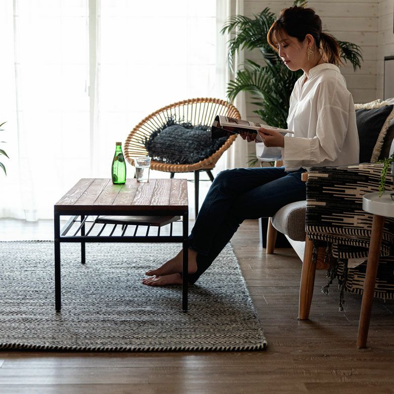 アイアンフレーム グリッド コーヒーテーブル ローテーブル 机 000000003399-07.jpg?size=l&w=