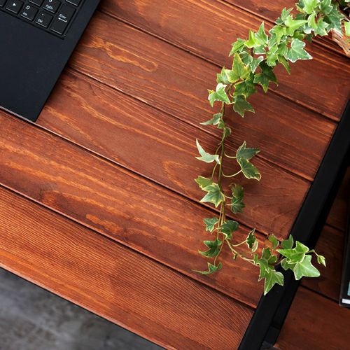 【新品】パソコンデスク　おしゃれ　アイアン×木 楽天市場】Iron wood desk アイアンウッドデスク[単品]PCデスク