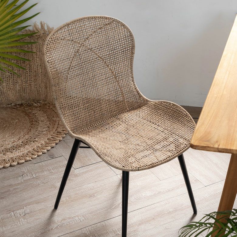 2脚セット】 チェア ダイニングチェア ラタンチェアー ラタン家具