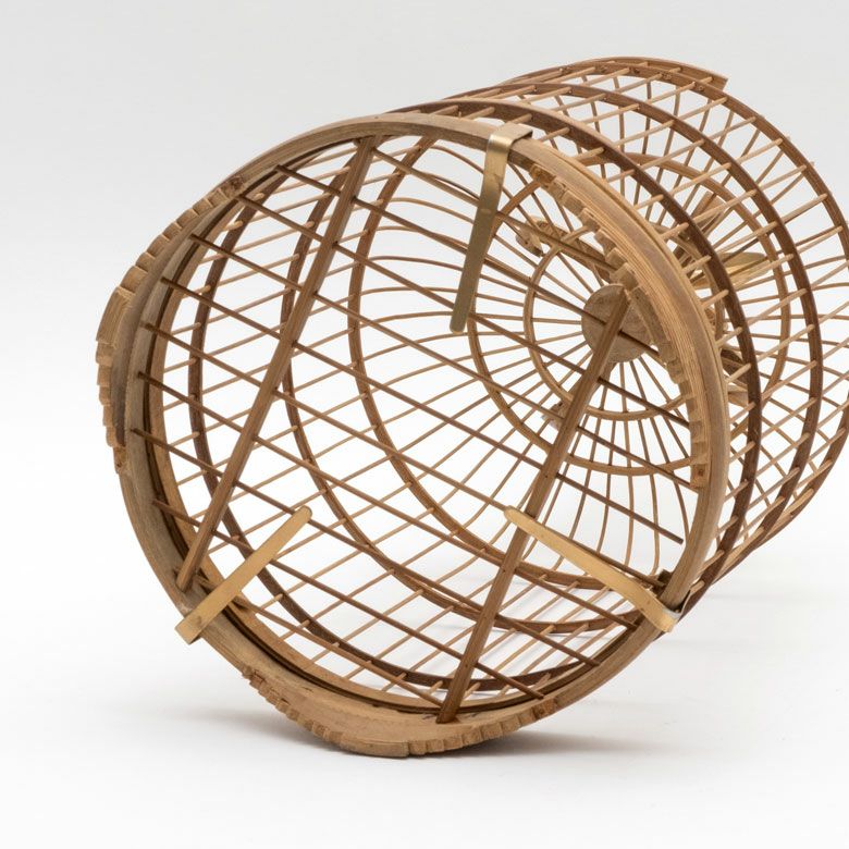 鳥かご 竹 バンブー ナチュラル Sサイズ フック 吊り下げ つりさげ