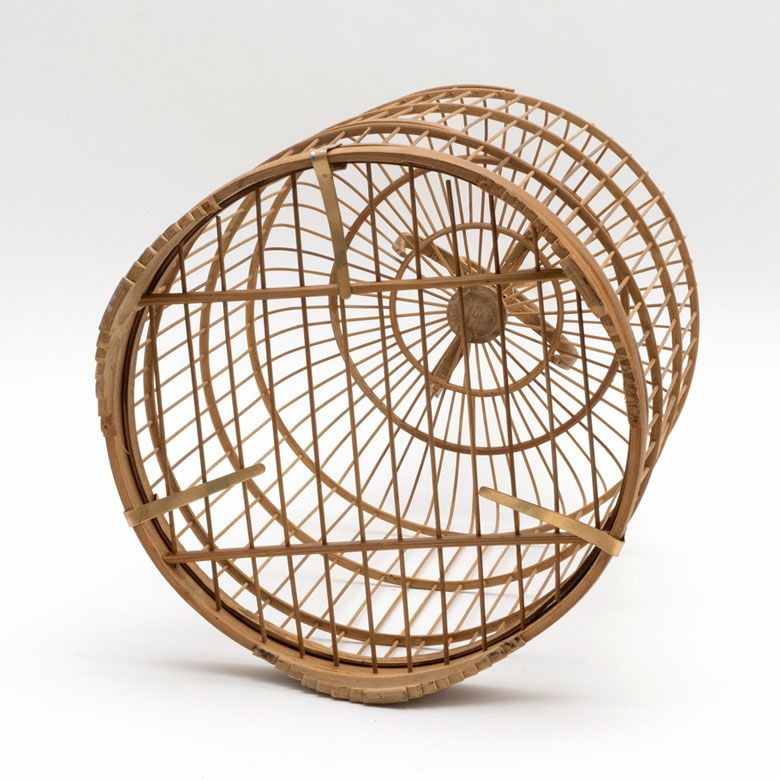 鳥かご 竹 バンブー ナチュラル Mサイズ フック 吊り下げ つりさげ