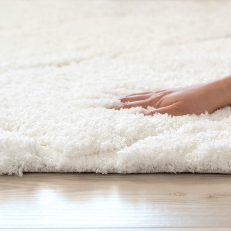 ラグ ラグマット 約 100 × 140 cm ノンスリップ 加工 凹凸 3Dデザイン