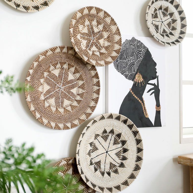 アートパネル 女性 横向き キャンパス 幅37.5cm 高さ50cm アフリカン