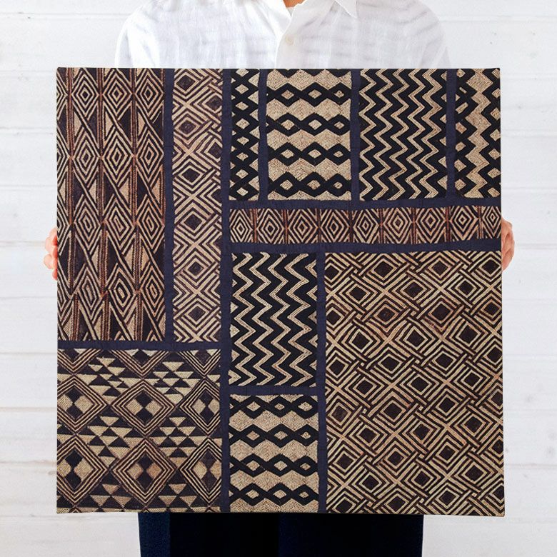 アートパネル ネイティブ柄 キャンパス 幅50cm 高さ50cm 正方形