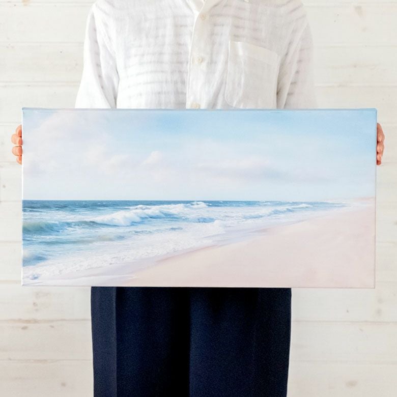 アートパネル 海 キャンパス 幅60cm 高さ30cm 絵 [66966]【 アート