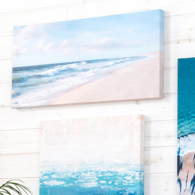 アートパネル 海 キャンパス 幅60cm 高さ30cm 絵 [66966]【 アート