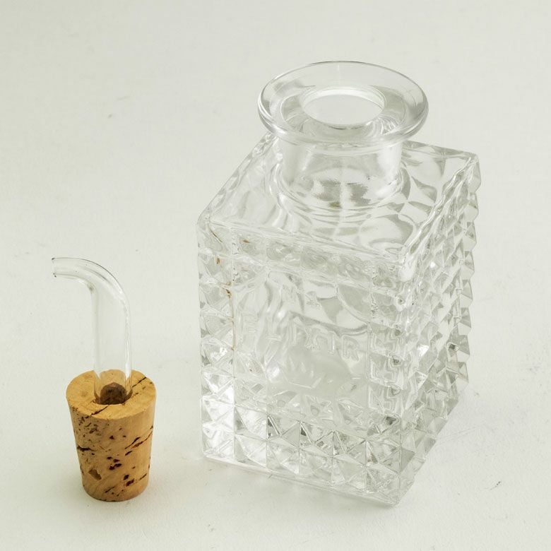 ボトル オイルボトル ビネガーボトル ポアラー付き ガラス クリア