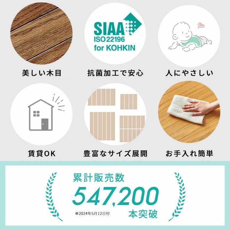 【2梱包タイプ】【送料無料】【低ホルマリン】【抗菌加工】【天然木】軽量ウッドカーペット江戸間6畳用約260x350cmTU-90シリーズ【フローリングリフォームフローリングカーペットフローリングマットウッドマット6帖かーぺっとおしゃれマットアジア工房】
