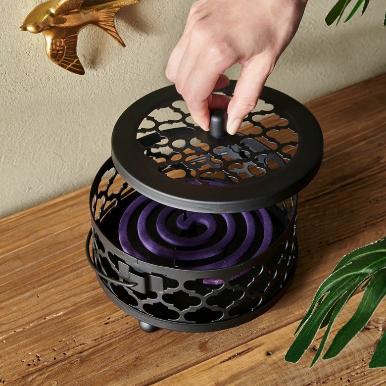 蚊取り線香入れ 蚊取り線香 蚊取り線香ホルダー 3個セット スチール お