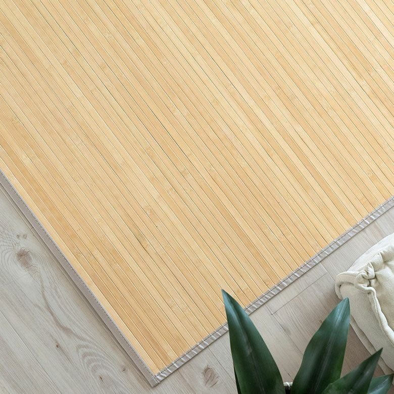バンブーラグ ラグ 竹 約 W 200cm D 240cm 3畳 ナチュラル ブラウン