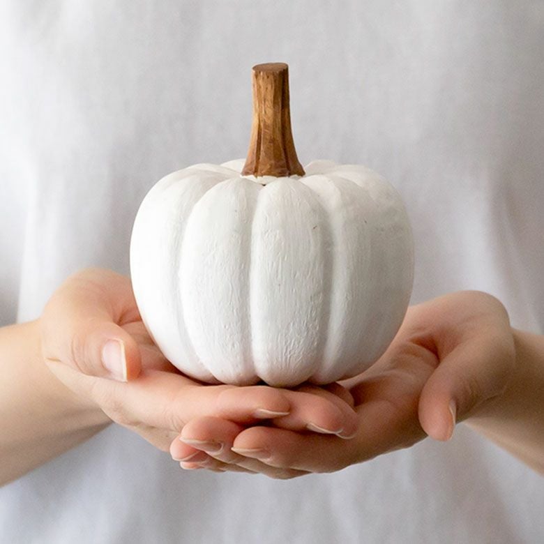 オブジェ パンプキン Sサイズ ホワイト 白 ハロウィン クリスマス W