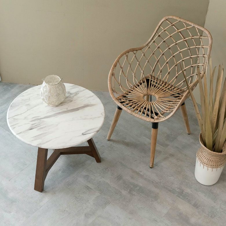 ローテーブル マーブル テーブル 天然木 センターテーブル W 60cm H