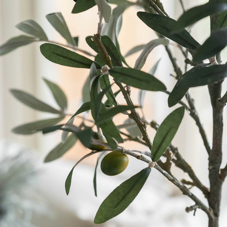 フェイクグリーン オリーブ 高さ 70cm 鉢付き 観葉植物 グリーン